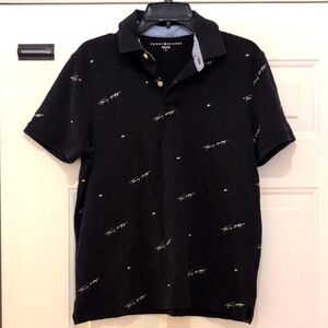 Tommy Hilfiger Men's Navy Blue Polo, Size Medium